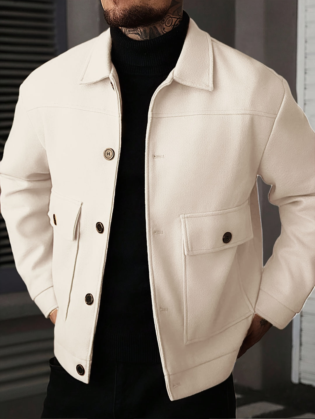 Christoph | Vielseitige Herrenjacke im Hemdstil