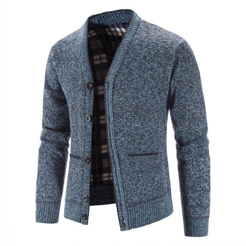 Sönke | Klassische Strickjacke mit V-Ausschnitt
