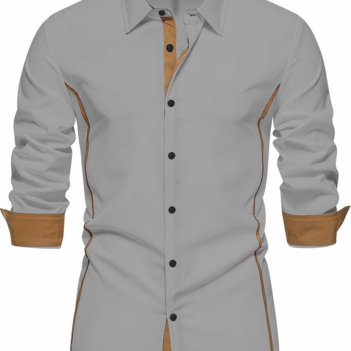 Detlef | Elegantes Kontrast-Hemd
