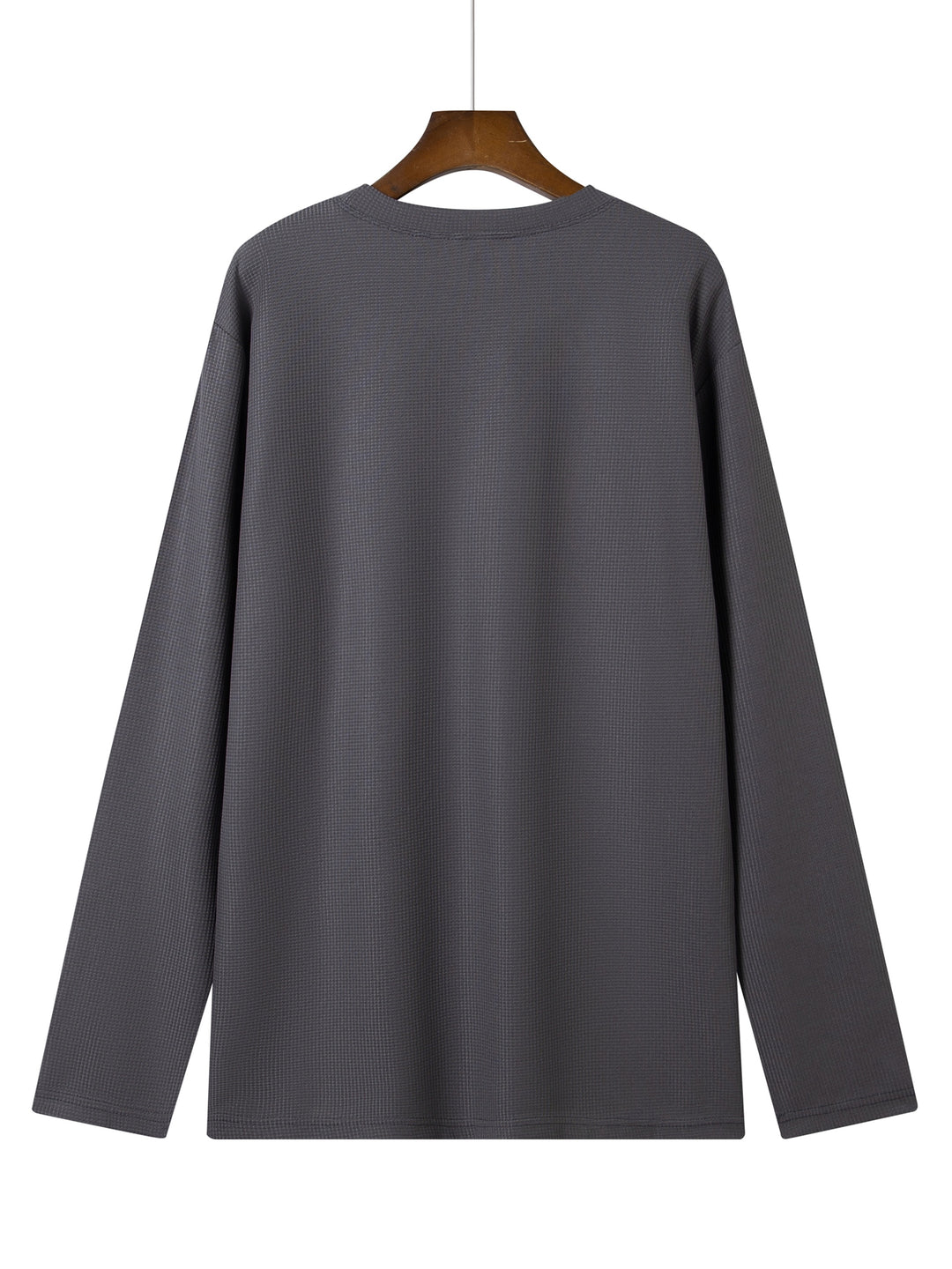 Kai | Strukturiertes Langarmshirt mit Waffelmuster