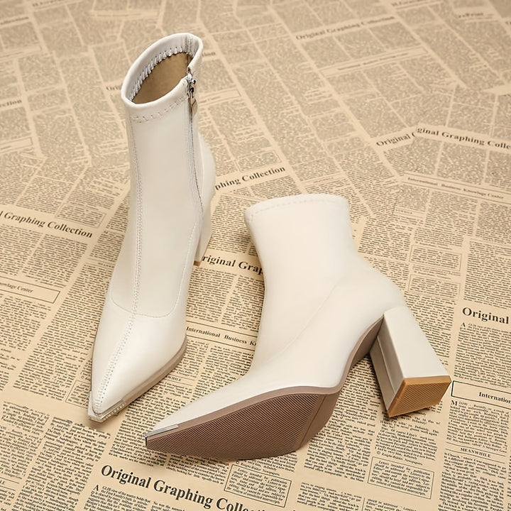 Kristin | Elegante Stiefeletten mit Blockabsatz