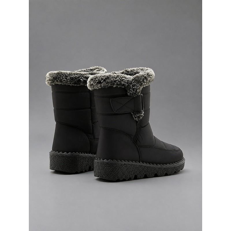 Annerose | Gefütterte Winterstiefel mit Zierschnalle