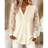 Mareike | Elegante Spitzen-Bluse
