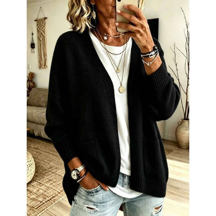 Rosalinde | Weiche Oversize-Strickjacke