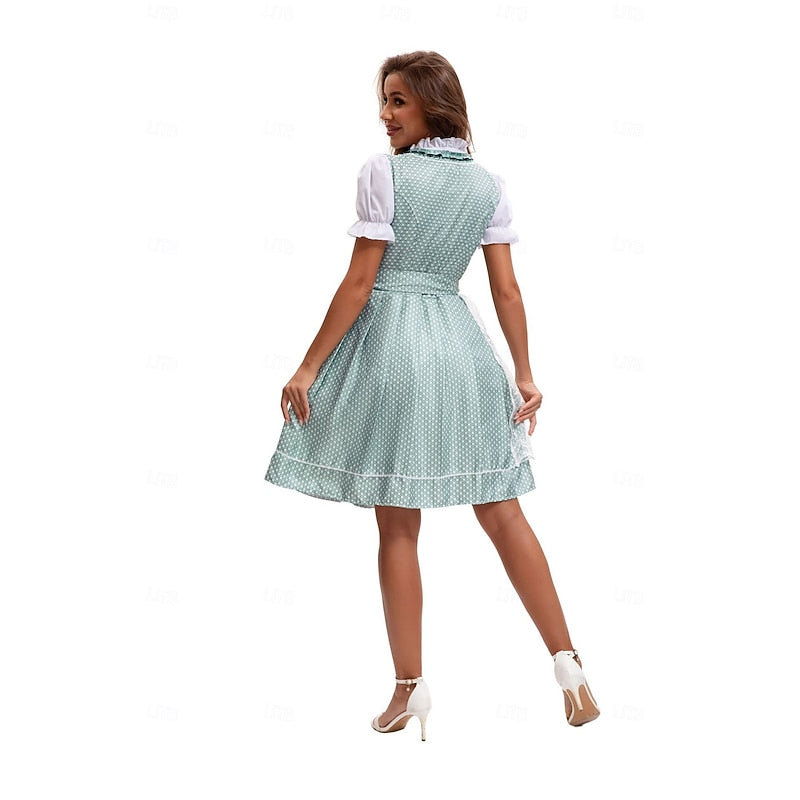 Magdalena | Festliches Oktoberfest Dirndl mit Spitzenschürze