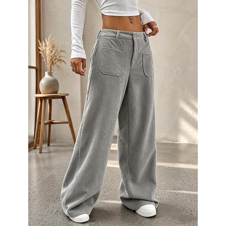 Marga | Weite Hose mit hohem Bund