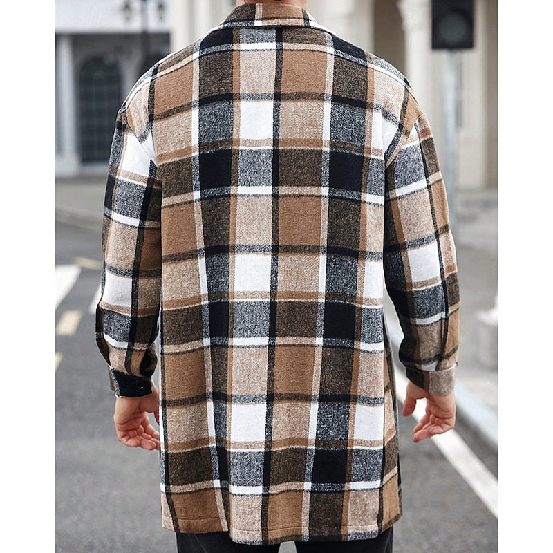 Hauke | Karierte Hemdjacke im Overshirt-Stil