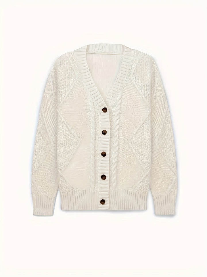 Wiltrud | Kuschelweiche Grobstrick-Strickjacke