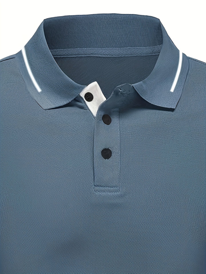 Michael | Klassisches Langarm-Poloshirt