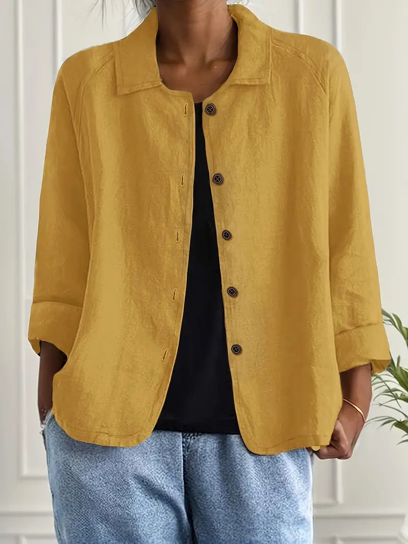 Renate | Leichte Knopfjacke für jeden Tag