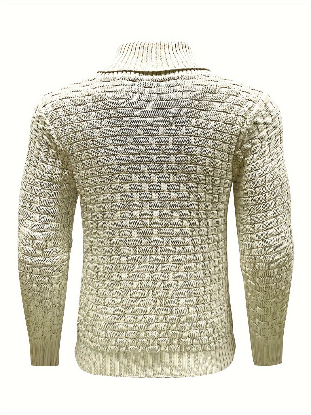 Siegfried | Strukturierter Strick-Pullover mit Schalkragen