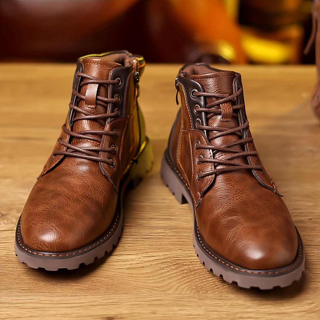 Wendelin | Robuste Schnürstiefel im Vintage-Stil