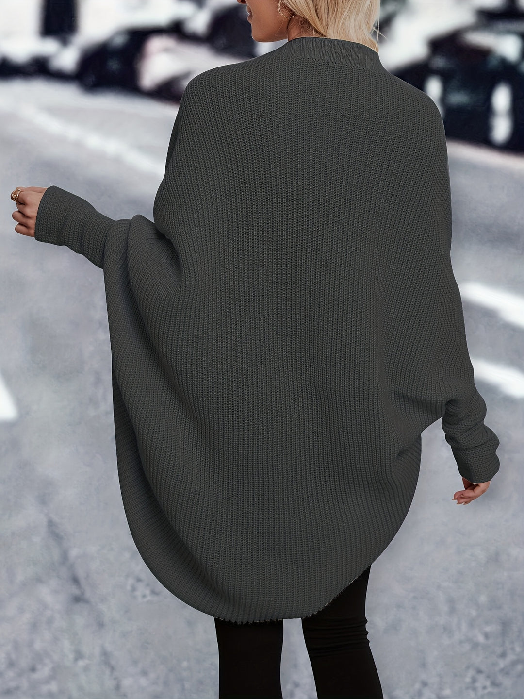 Hedwig | Eleganter Weihnachts-Longcardigan