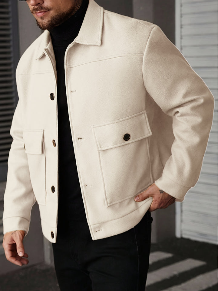 Christoph | Vielseitige Herrenjacke im Hemdstil