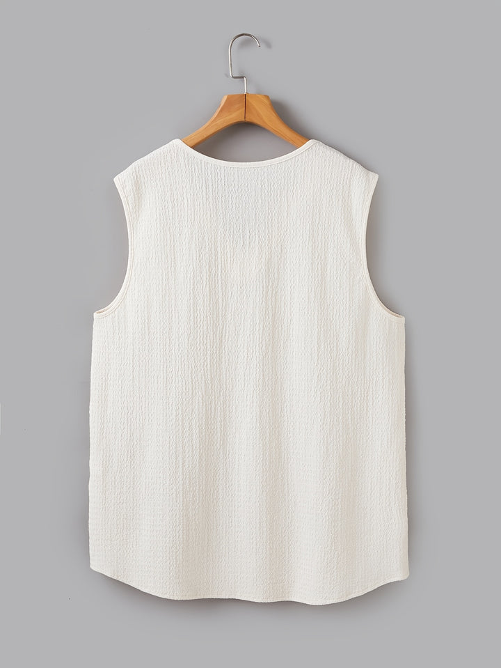 Tilman | Lässiges Ärmelloses Tanktop