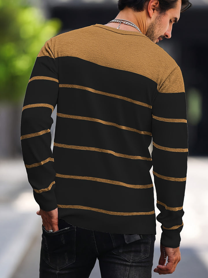 Sigmar | Zeitloser Streifen-Pullover