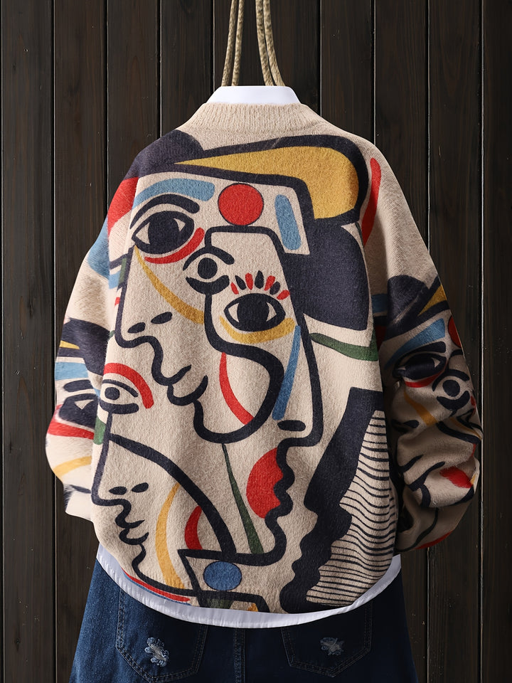 Reinhard | Kunstvoller Rundhals-Pullover