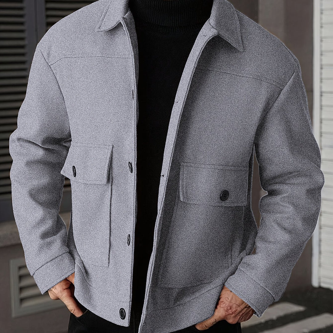 Christoph | Vielseitige Herrenjacke im Hemdstil