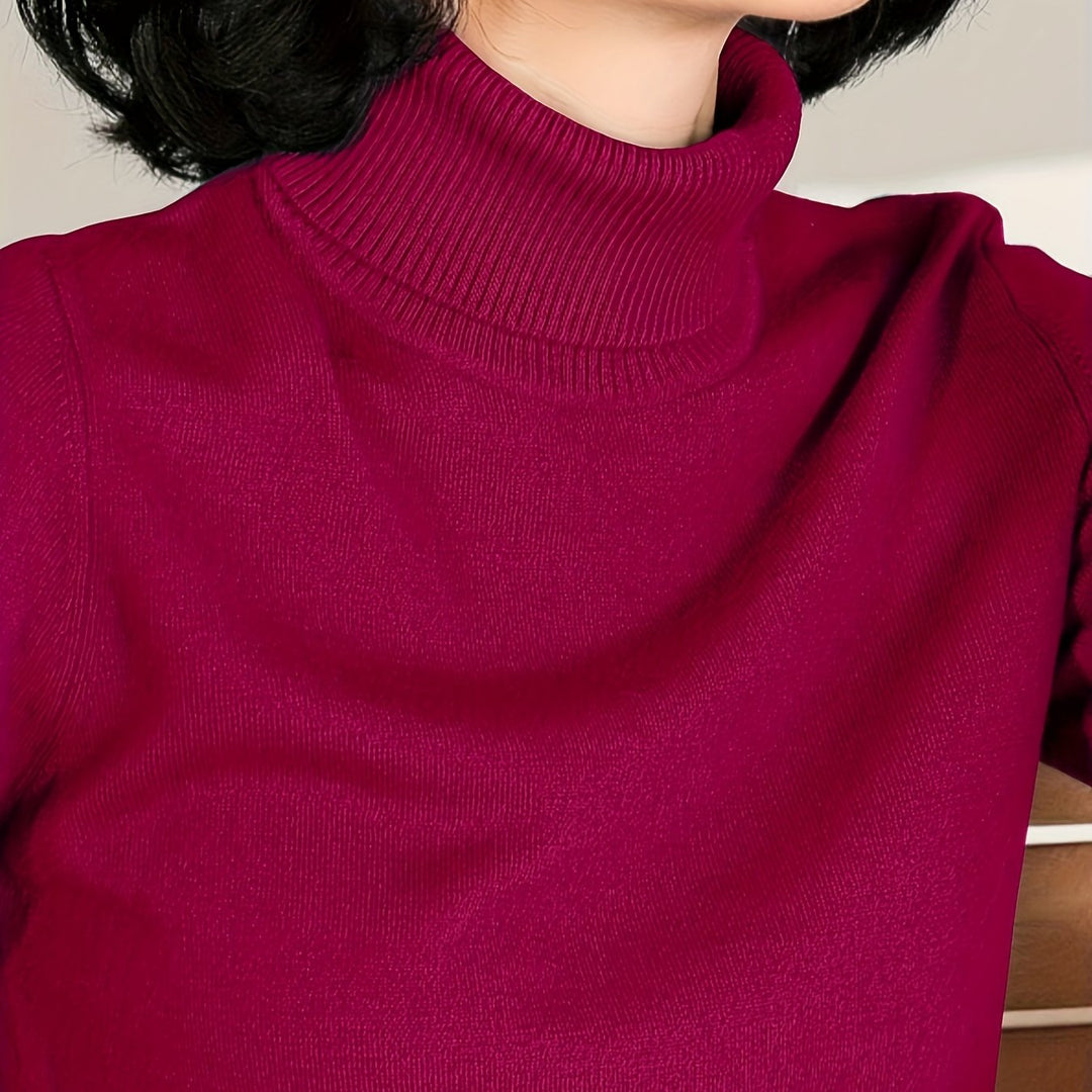 Hertha | Femininer Rollkragenpullover
