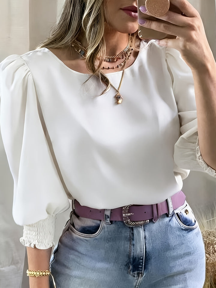Adelina | Elegante Ballonarm-Bluse
