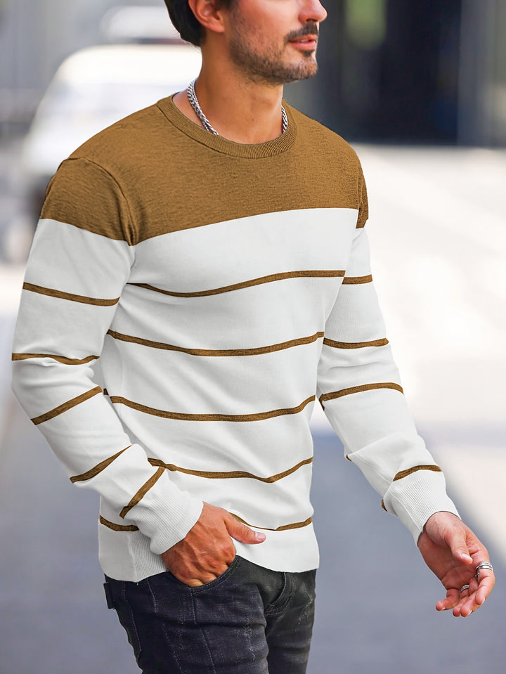 Sigmar | Zeitloser Streifen-Pullover