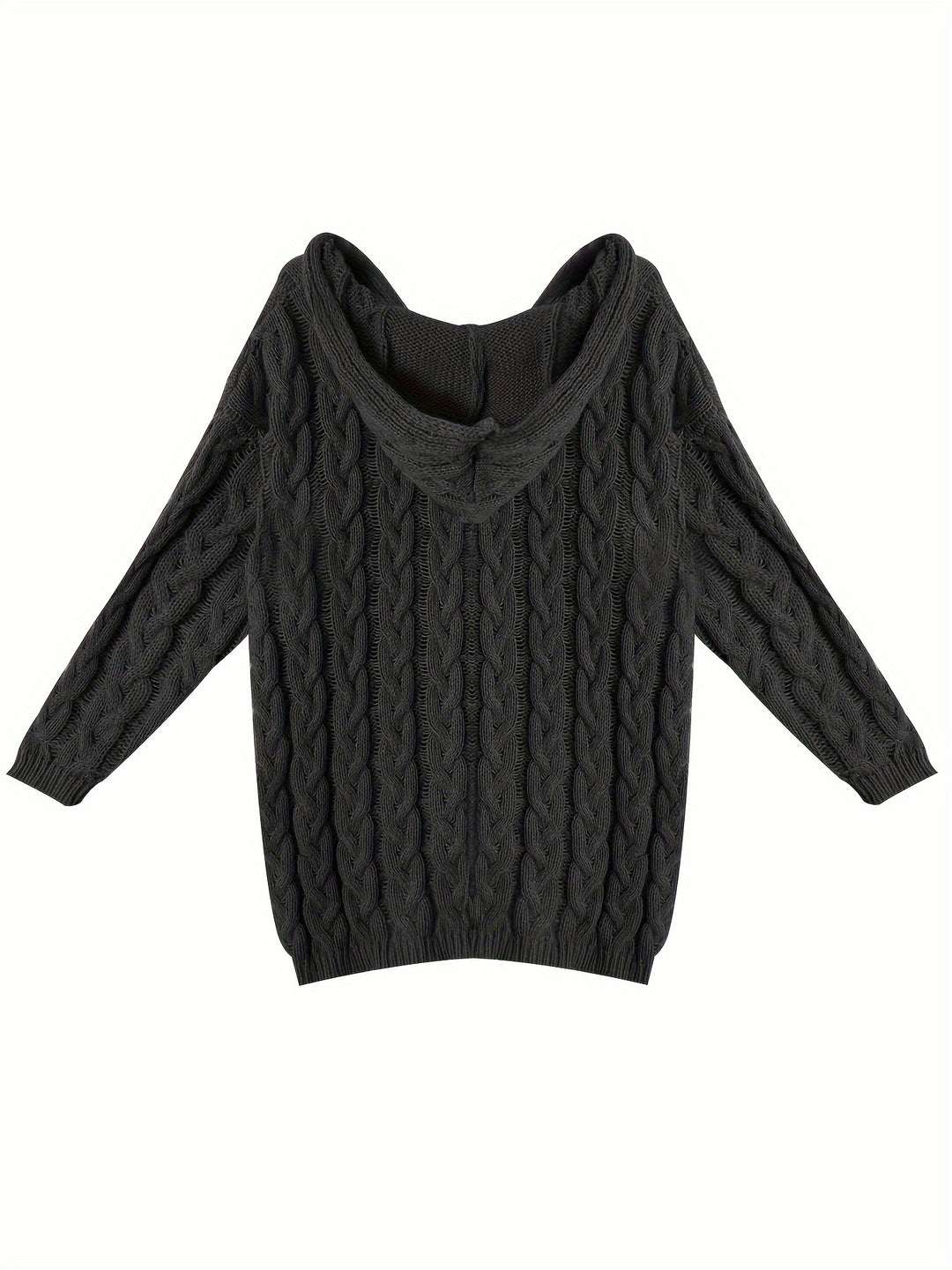 Imke | Femininer Zopfmuster-Pullover mit V-Ausschnitt