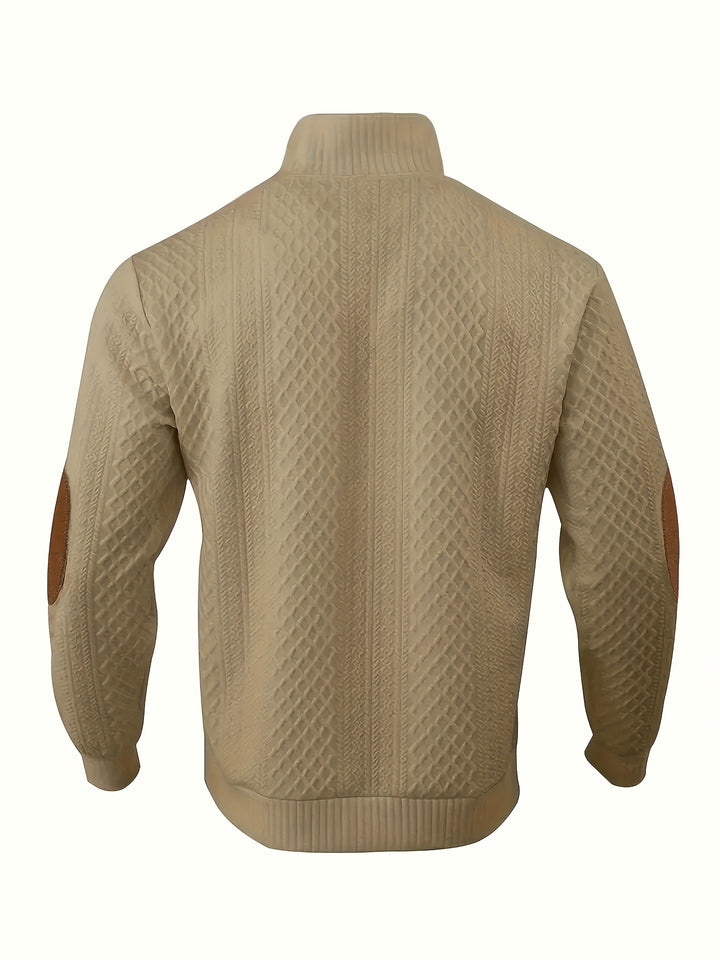 Volkmar | Strukturierter Stehkragen-Pullover