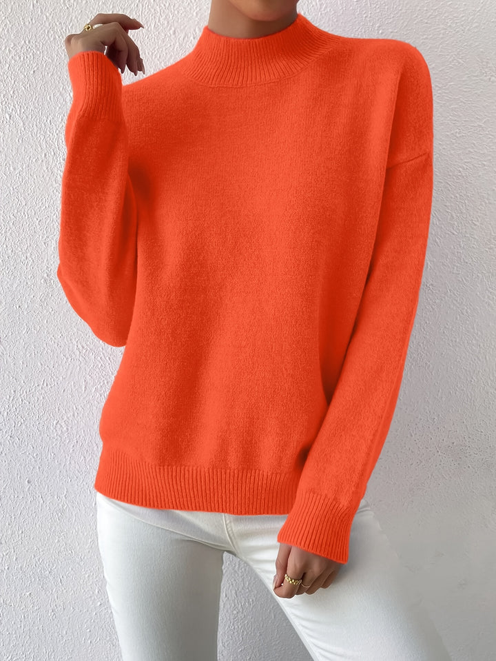Thekla | Eleganter Stehkragen-Pullover