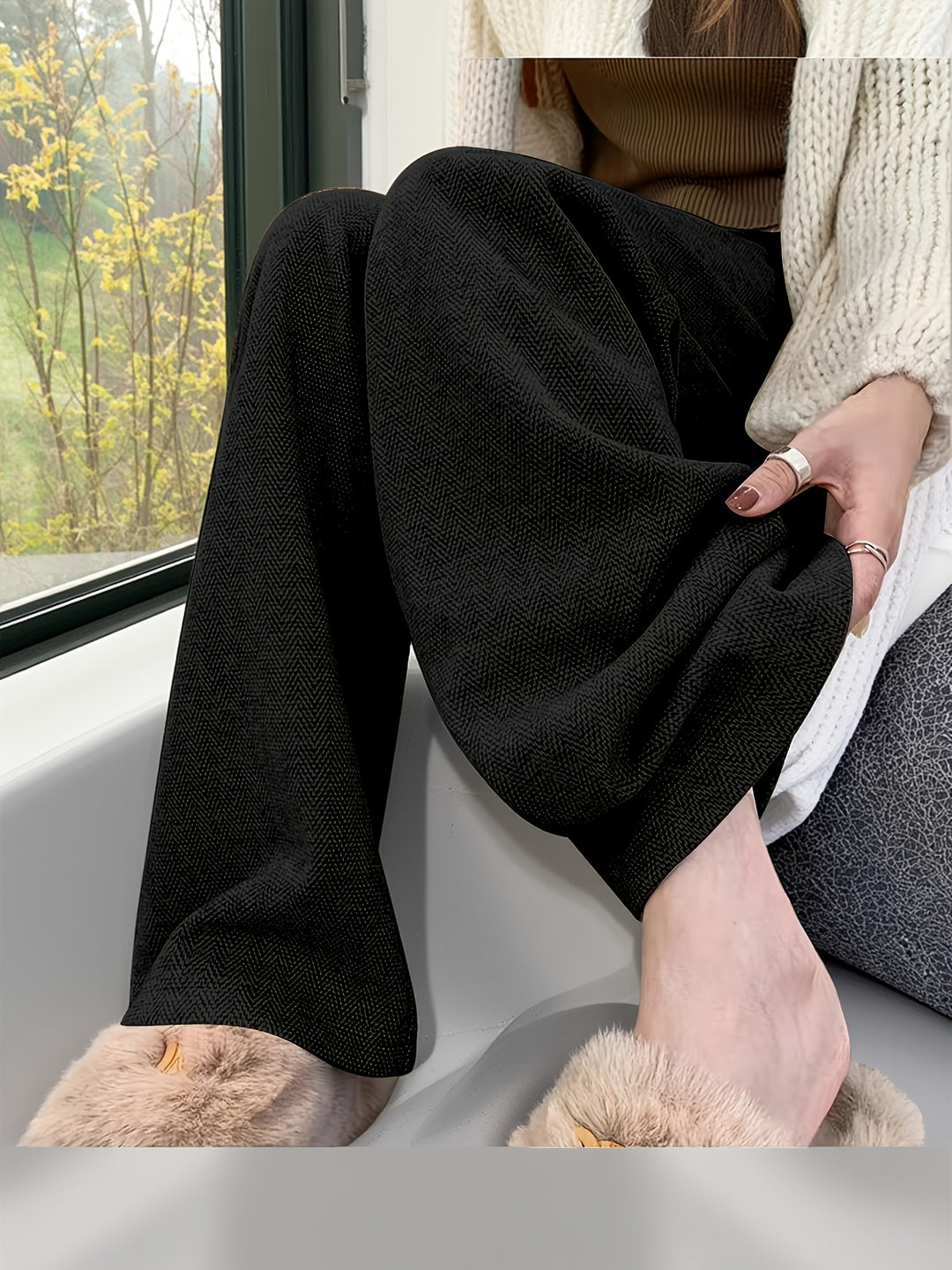 Gudrun | Elegante Weite Marlenehose