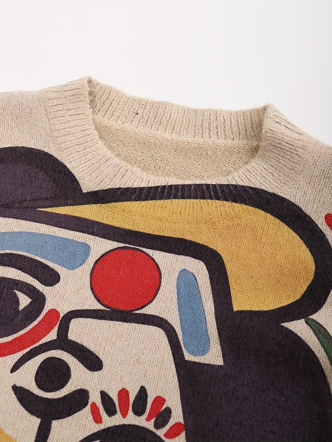 Reinhard | Kunstvoller Rundhals-Pullover