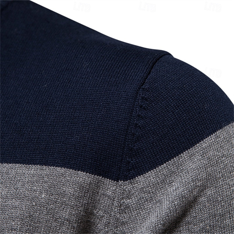 Fritz | Klassischer Troyer-Pullover mit Reißverschluss