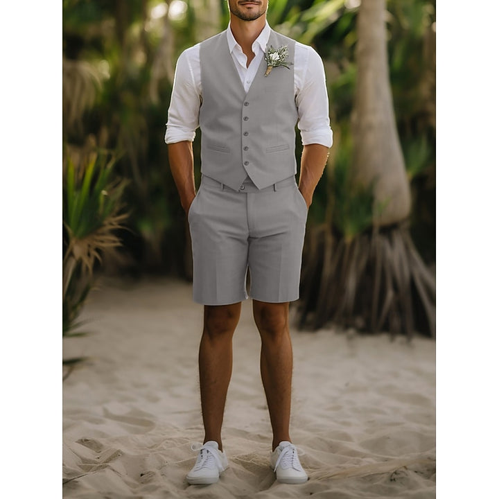 Theo | Sommerlicher Zweiteiler mit Weste