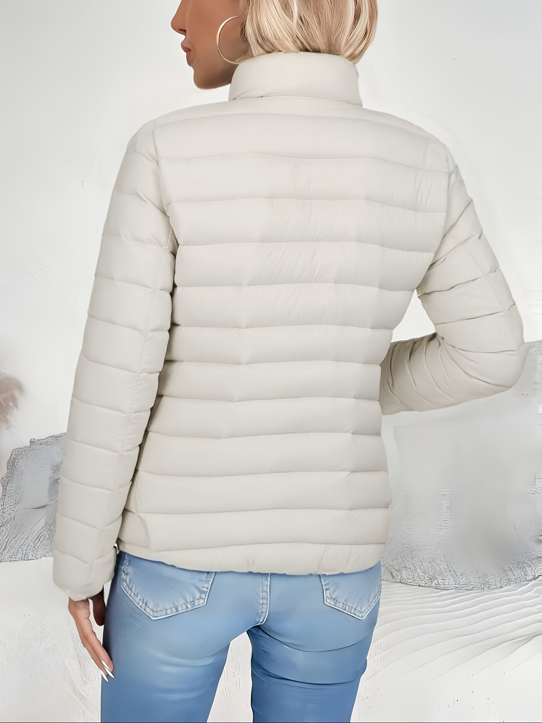 Melanie | Leichte Steppjacke mit Stehkragen