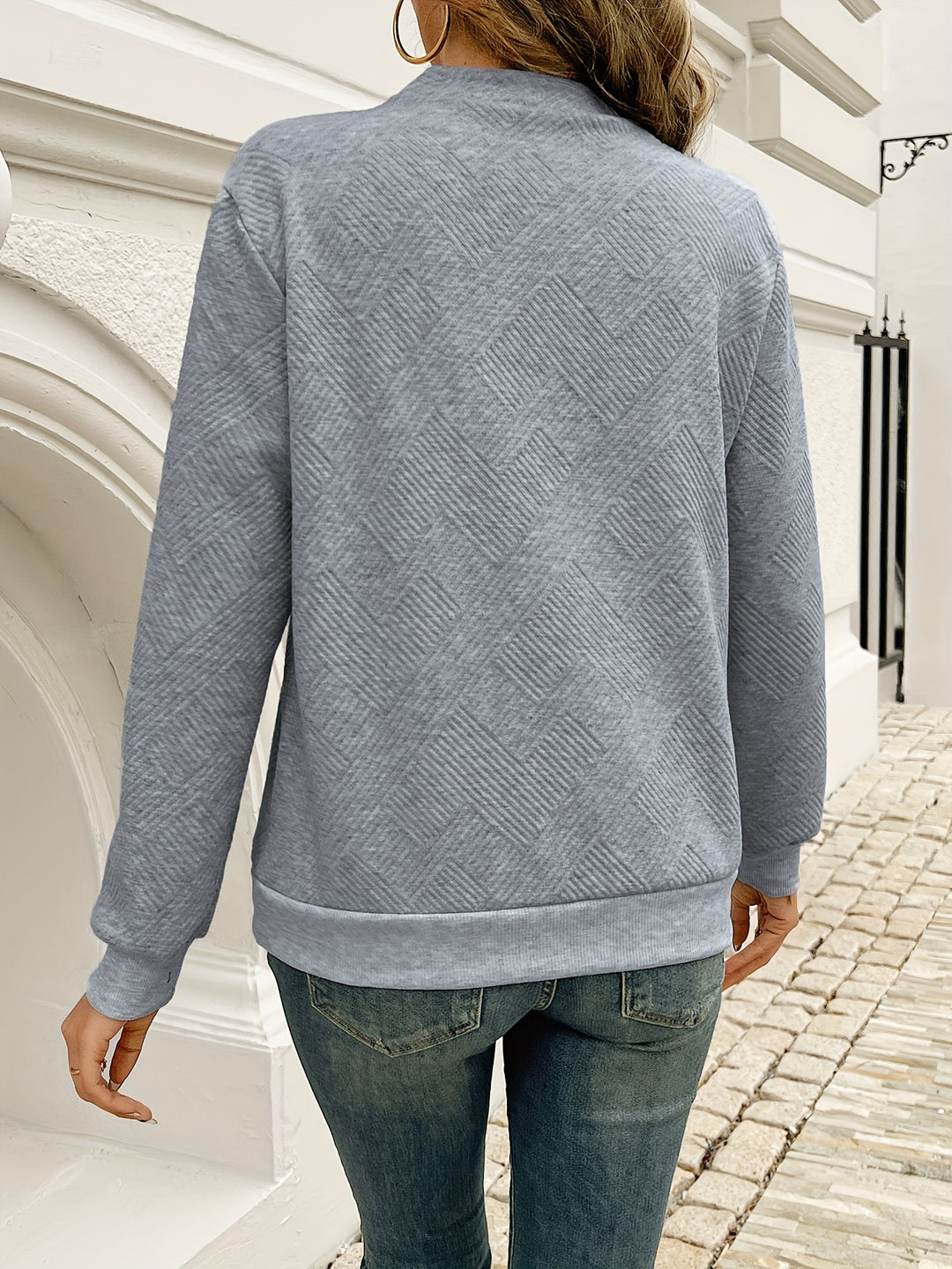 Dagmar | Eleganter Pullover mit Knopfdetail
