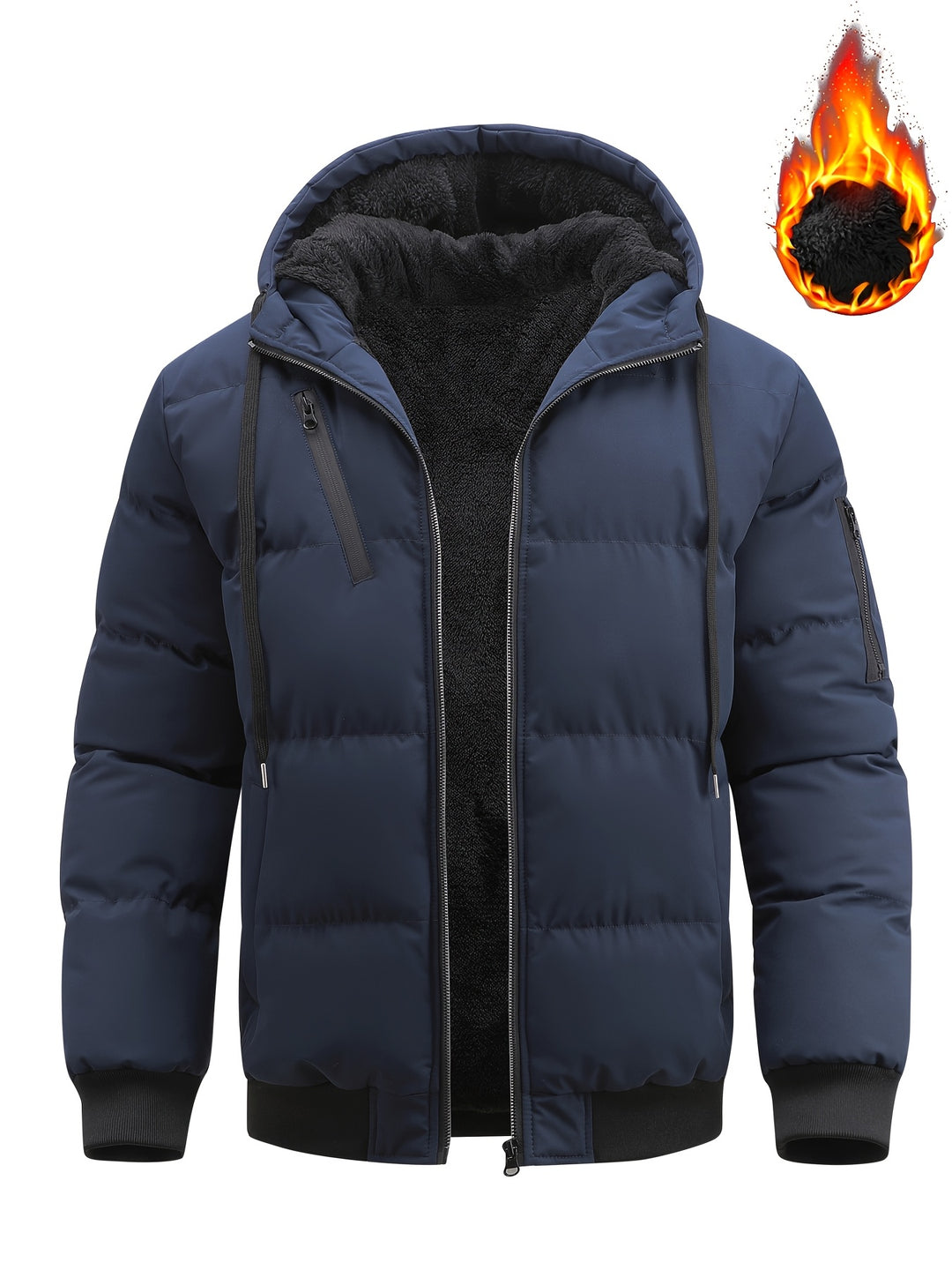 Uwe | Wärmende Kapuzen-Steppjacke
