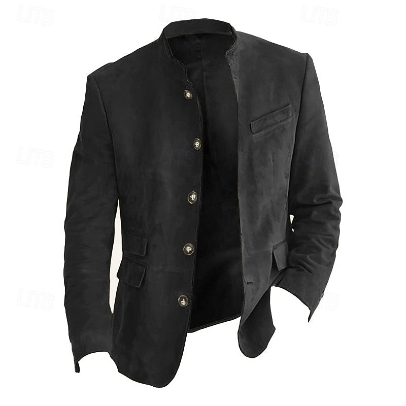 Detlef | Elegante Stehkragen-Jacke