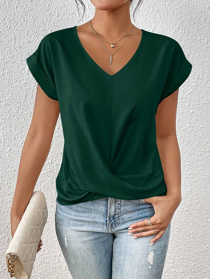 Josefine | Elegante Bluse mit V-Ausschnitt