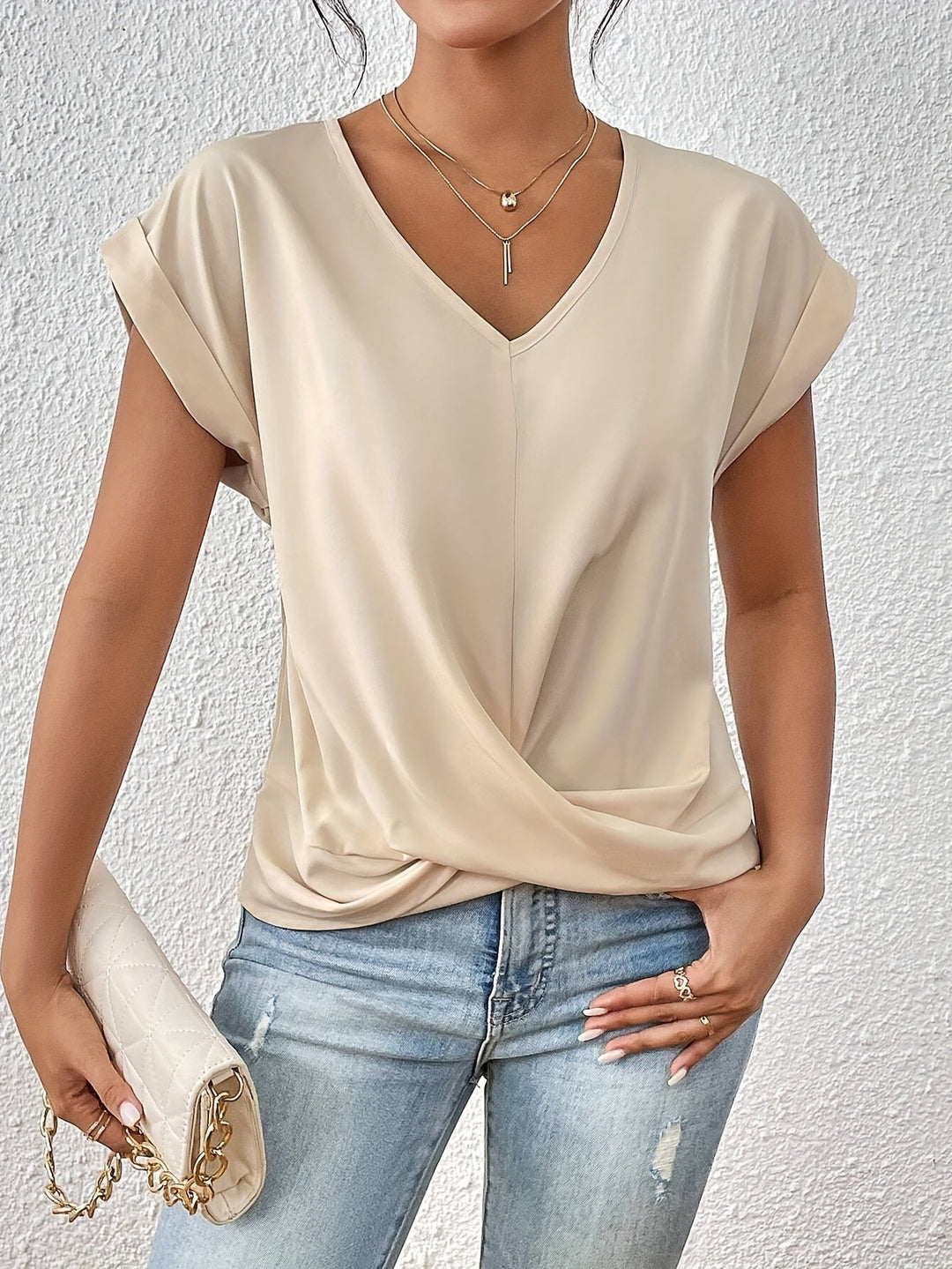 Josefine | Elegante Bluse mit V-Ausschnitt