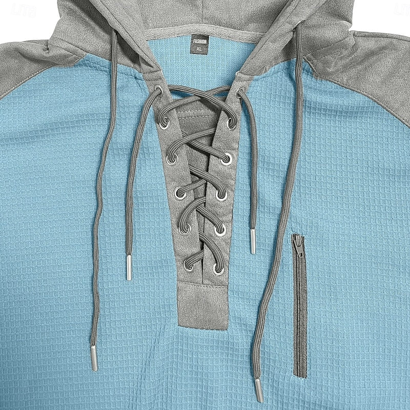 Timo | Sportlicher Kapuzenpullover mit Waffelstruktur