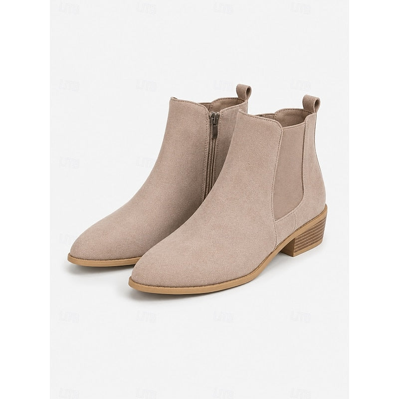 Rosemarie | Elegante Chelsea-Stiefeletten mit Blockabsatz