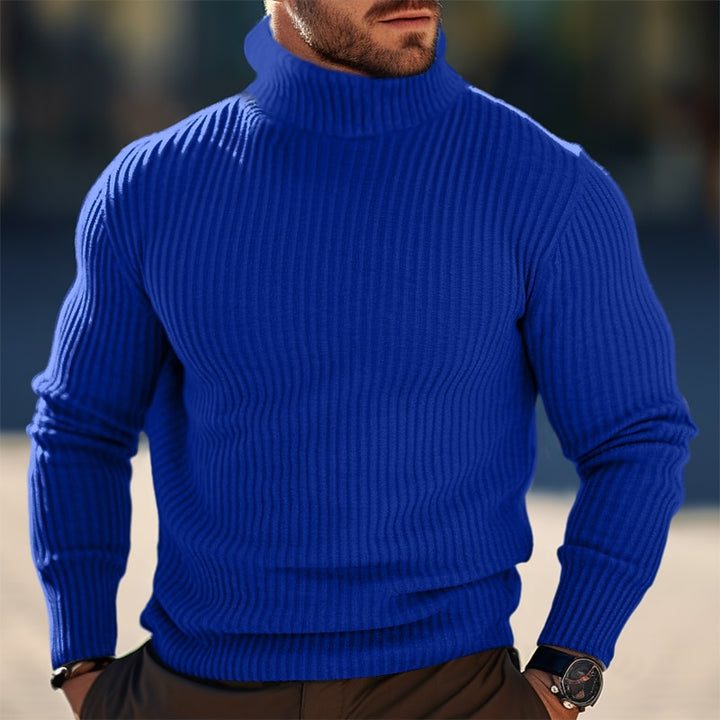 Gerrit | Edler Rippstrick-Rollkragenpullover