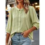 Anke | Bestickte Sommerbluse