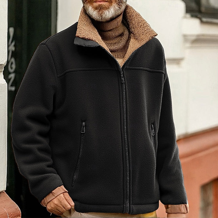 Dirk | Robuste Stehkragen-Jacke mit Zwei-Wege-Reißverschluss
