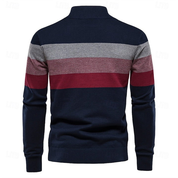 Fritz | Klassischer Troyer-Pullover mit Reißverschluss
