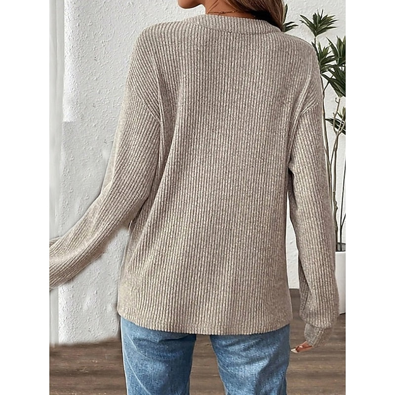 Marleen | Strukturiertes Knopf-Shirt