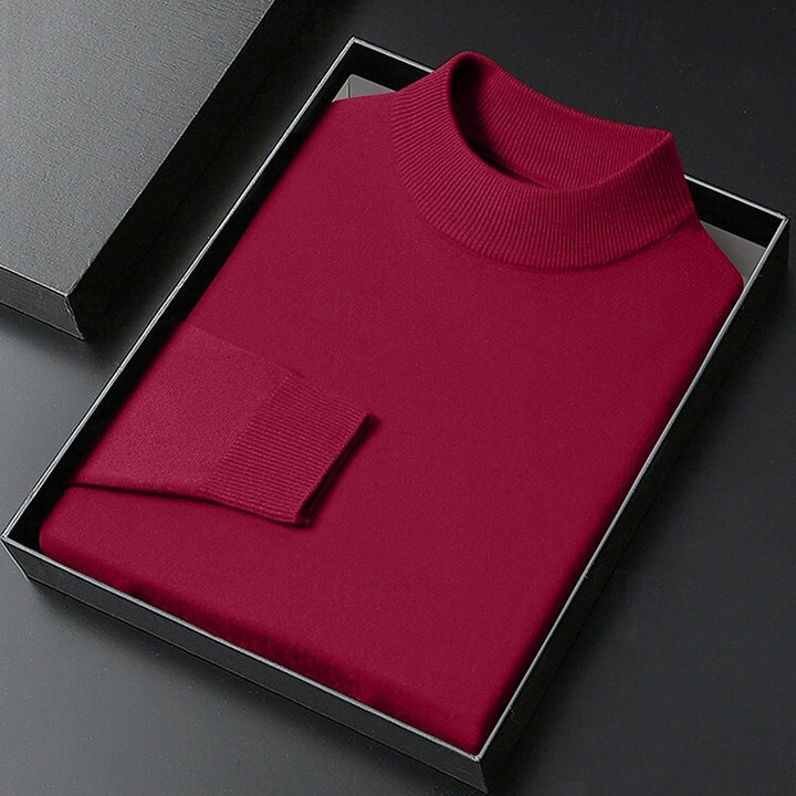 Rainer | Eleganter Stehkragen-Pullover