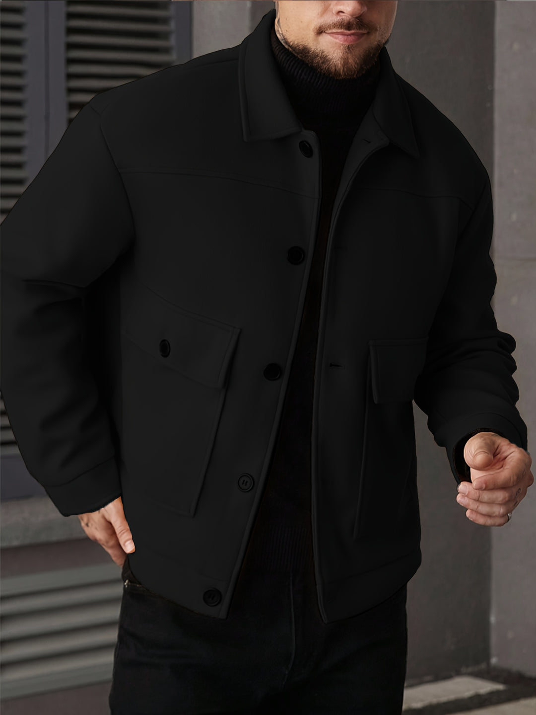 Christoph | Vielseitige Herrenjacke im Hemdstil