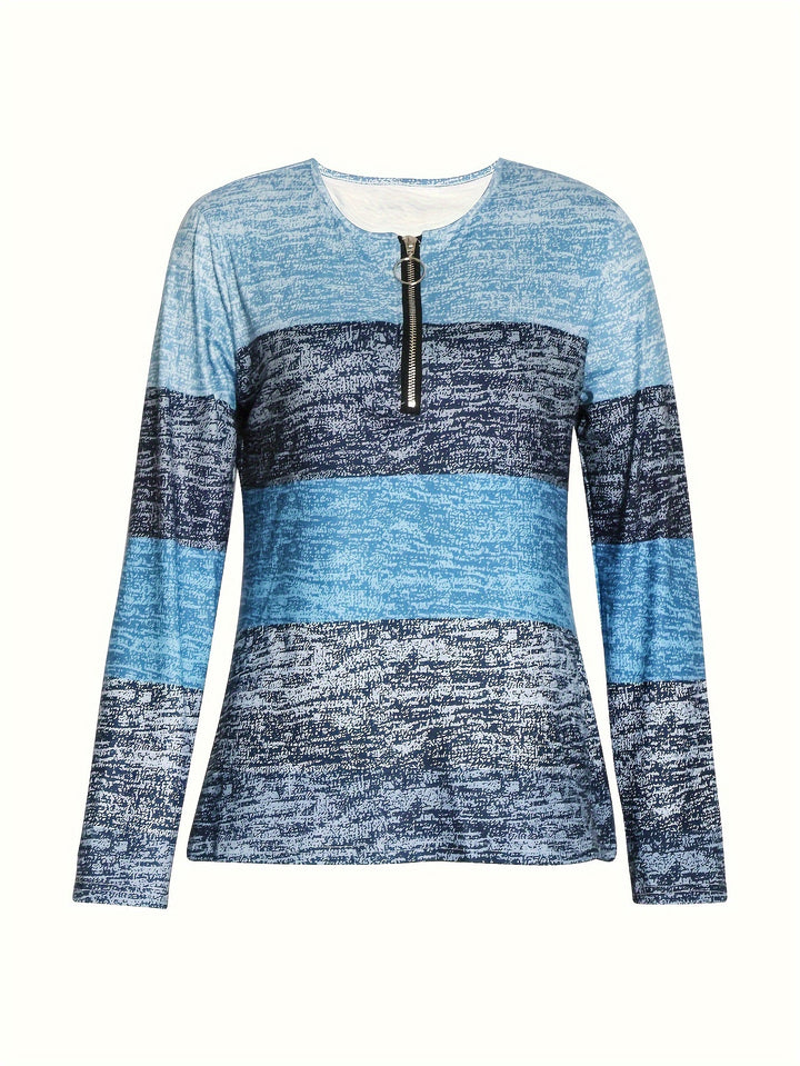 Kerstin | Elegantes Shirt mit Reißverschluss