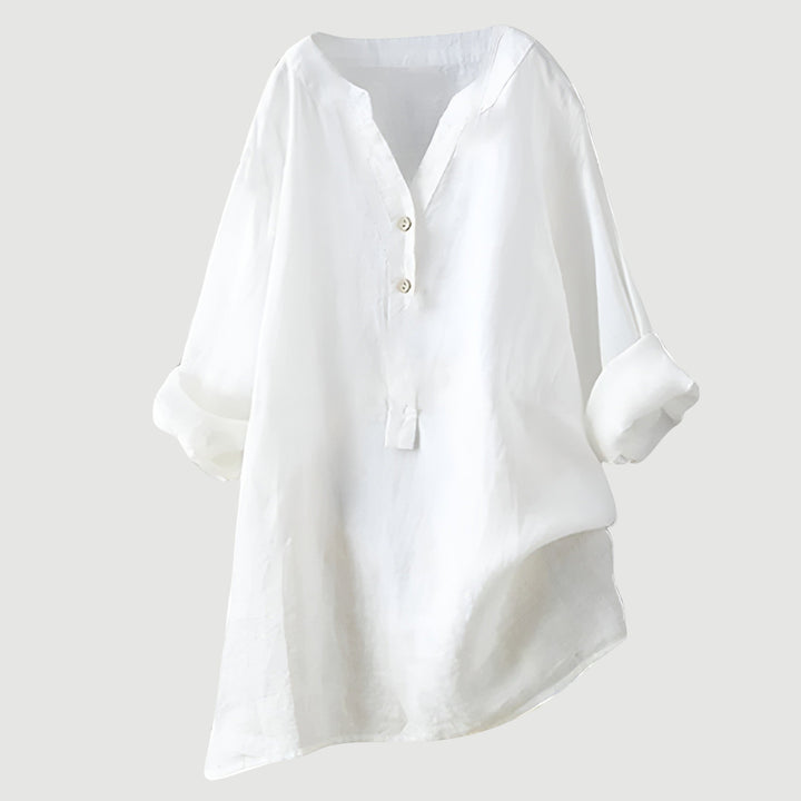 Selma | Feminine Bluse mit V-Ausschnitt