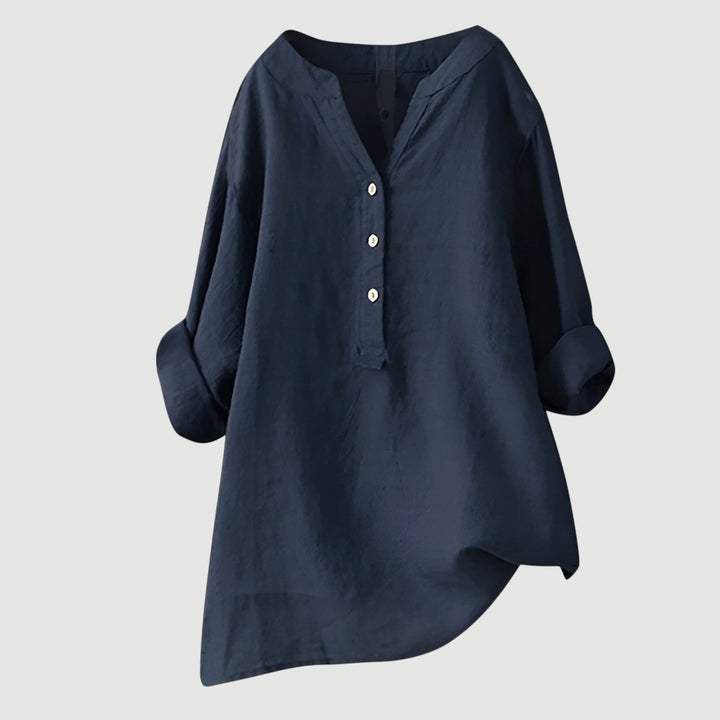 Selma | Feminine Bluse mit V-Ausschnitt